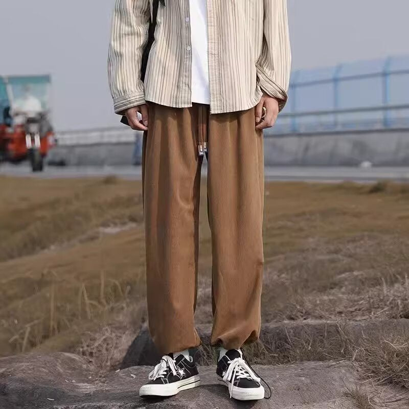 Men's Comfortable Waffle Structure Jogging Pants Mune Fashion