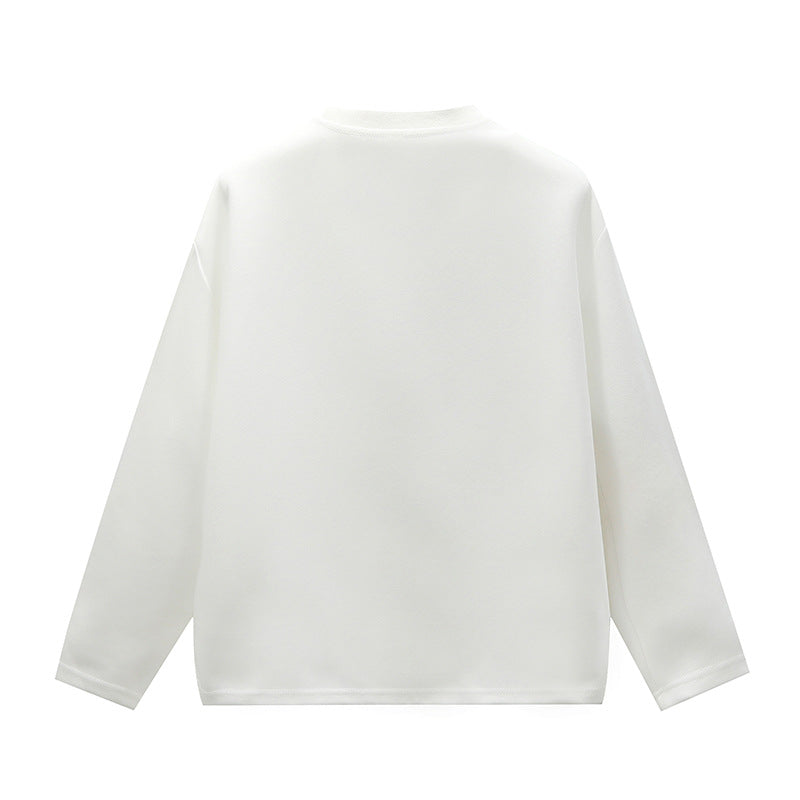 Unisex Minimalist Round Neck Sweatshirt with Raglan Sleeves Mune Fashion