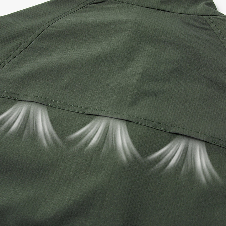 Men's lightweight outdoor jacket with high collar Mune Fashion