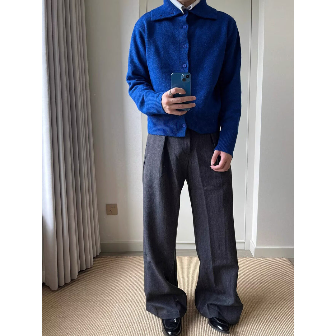 Men's Fashionable Cardigan with Elegant Button Placket Mune Fashion