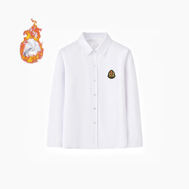 Ladies Elegant Long Sleeve Shirt with Soft Inner Side Mune Fashion