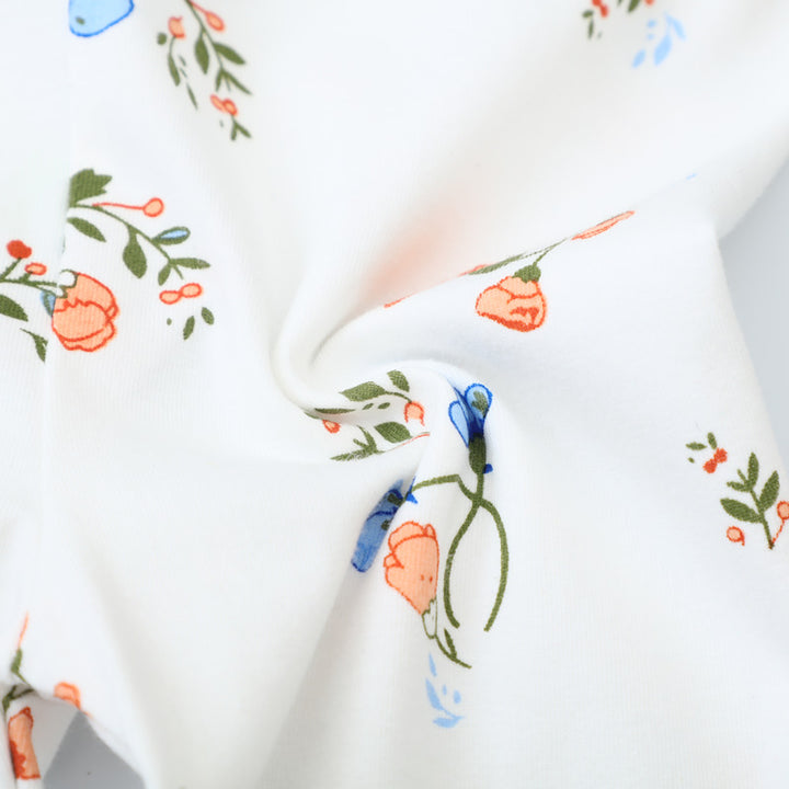 Girl Leggings with floral pattern Mune Fashion