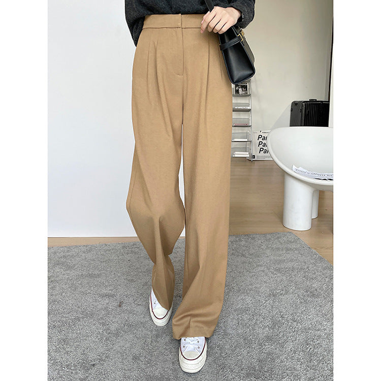Women Elegant and Comfortable High-Waisted Fabric Pants Drune