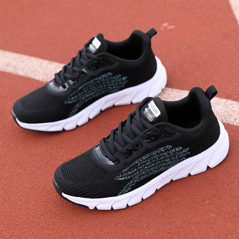 Women's breathable lightweight knit sneakers with viscoelastic comfort sole Mune Fashion