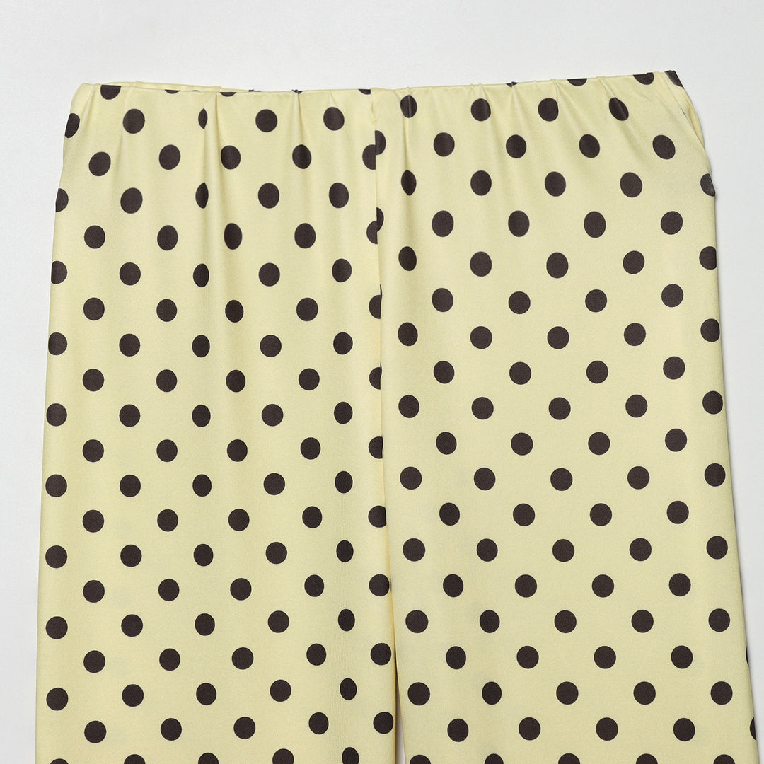 Women's High-Waisted Polka Dot Leggings made of Stretch Jersey Mune Fashion