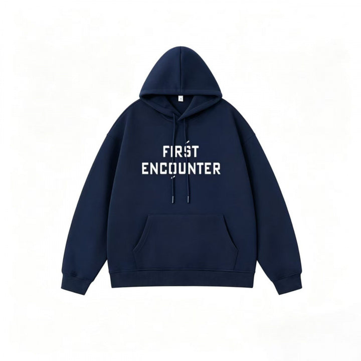 Unisex Oversized Hoodie with large front print, kangaroo pocket and ribbed cuffs Mune Fashion