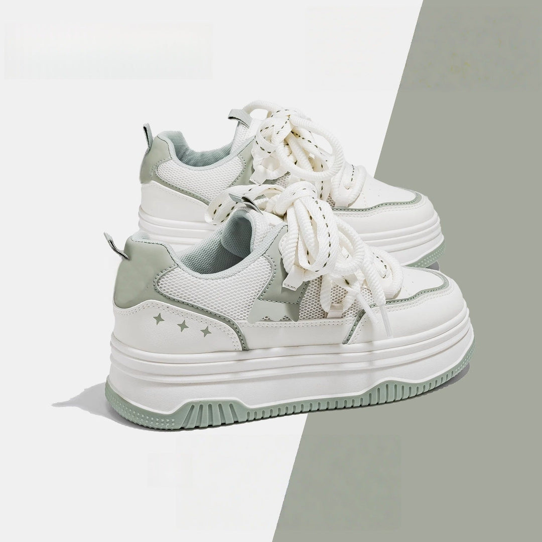 Women’s sneaker with cushioning sole and breathable mesh by Mune Fashion