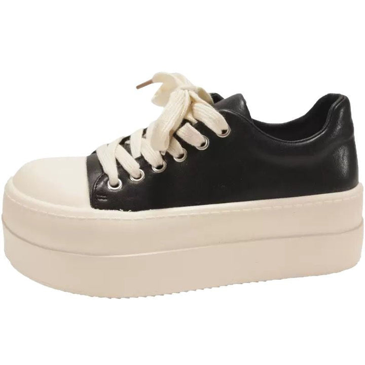 Women's Platform Sneaker with Fashionable Design and Comfortable Cushioning Mune Fashion