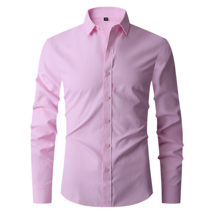 Men's tailored business shirt with Kent collar and stretch comfort Mune Fashion