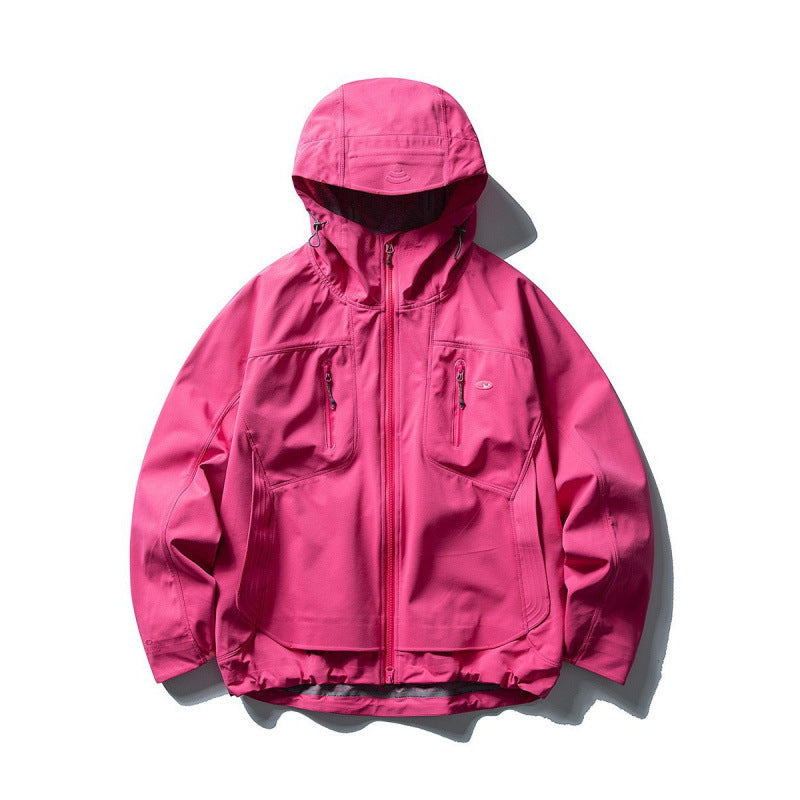 Unisex Technical Softshell Field Jacket with welded seams, four zippered pockets, and extended back part Mune Fashion