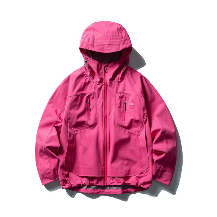 Unisex Technical Softshell Field Jacket with welded seams, four zippered pockets, and extended back part Mune Fashion