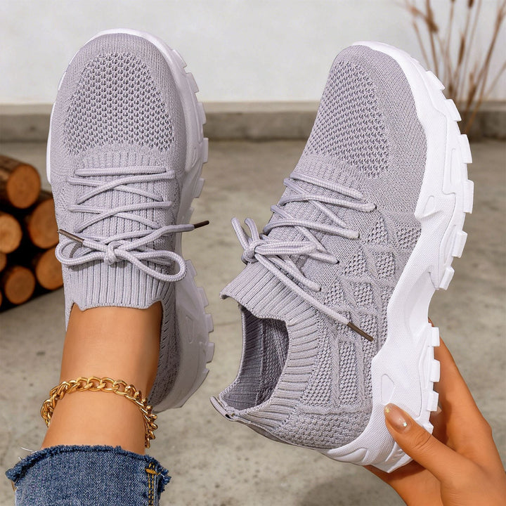 Women High-Performance Running Shoes with Flexible Knitted Upper Mune Fashion