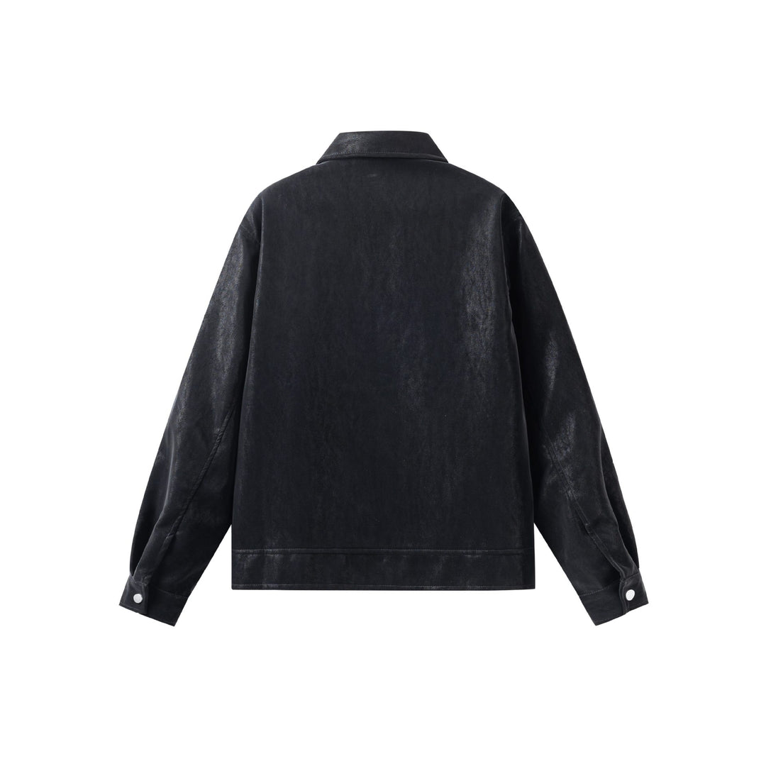 Men's Lightweight Bomber Jacket in Field Style with Full-length Zipper and Zipper Chest Pockets Mune Fashion