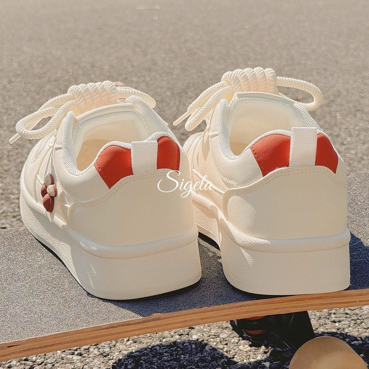 Women's Trendy Sneakers with Playful Details and High-Quality Upper Material Mune Fashion