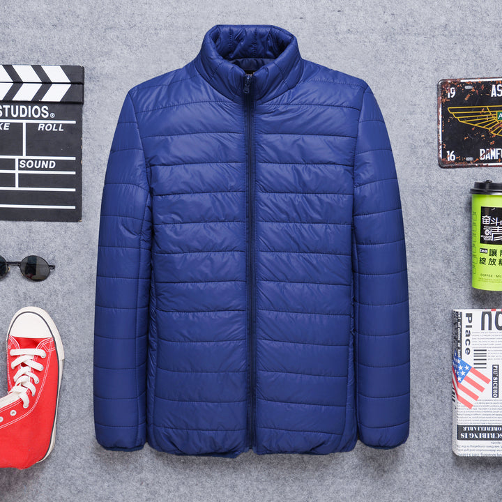 Men's nan ultra-light padded jacket with stand-up collar and full zip Mune Fashion