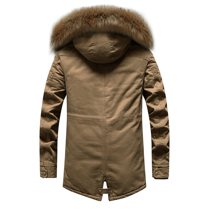 Men's functional parka with faux fur collar Mune Fashion