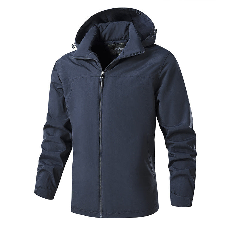 Men's lightweight outdoor jacket with hood Mune Fashion