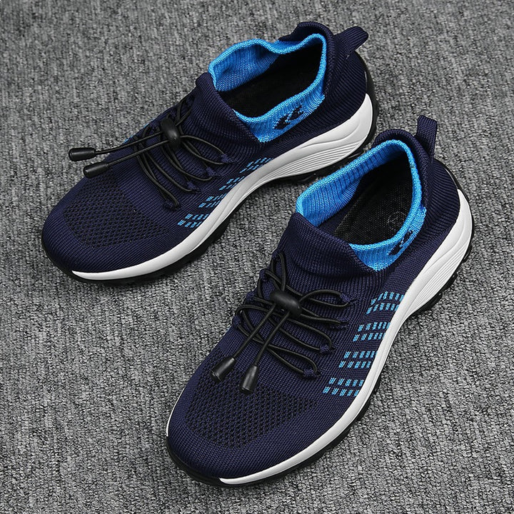 Women's knitted sock sneaker with elastic shaft, quick pull and cushioning platform sole Mune Fashion