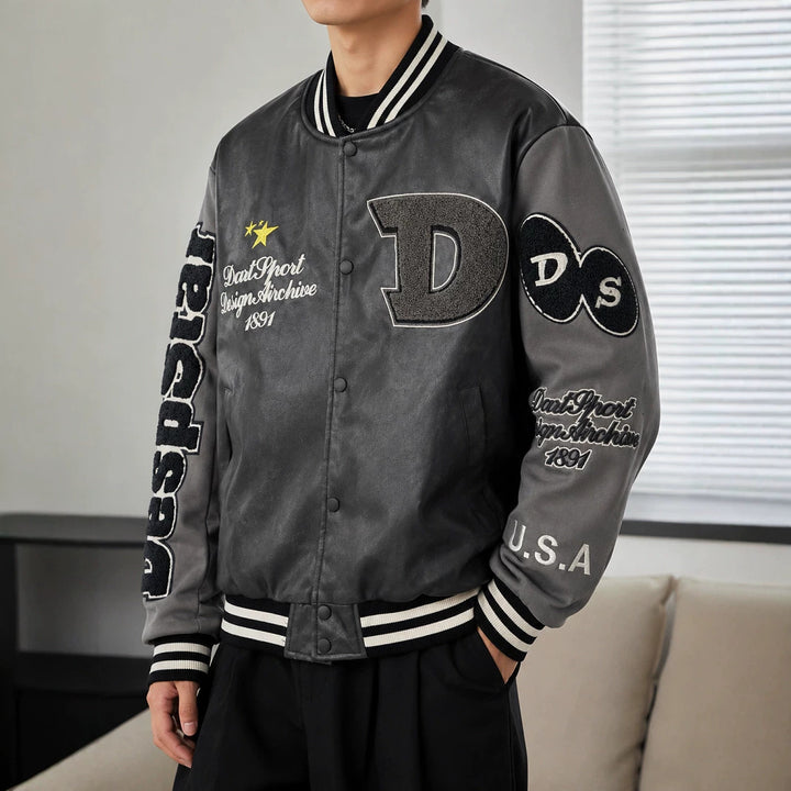Men's Fashion Padded Jacket with Sporty Design Mune Fashion