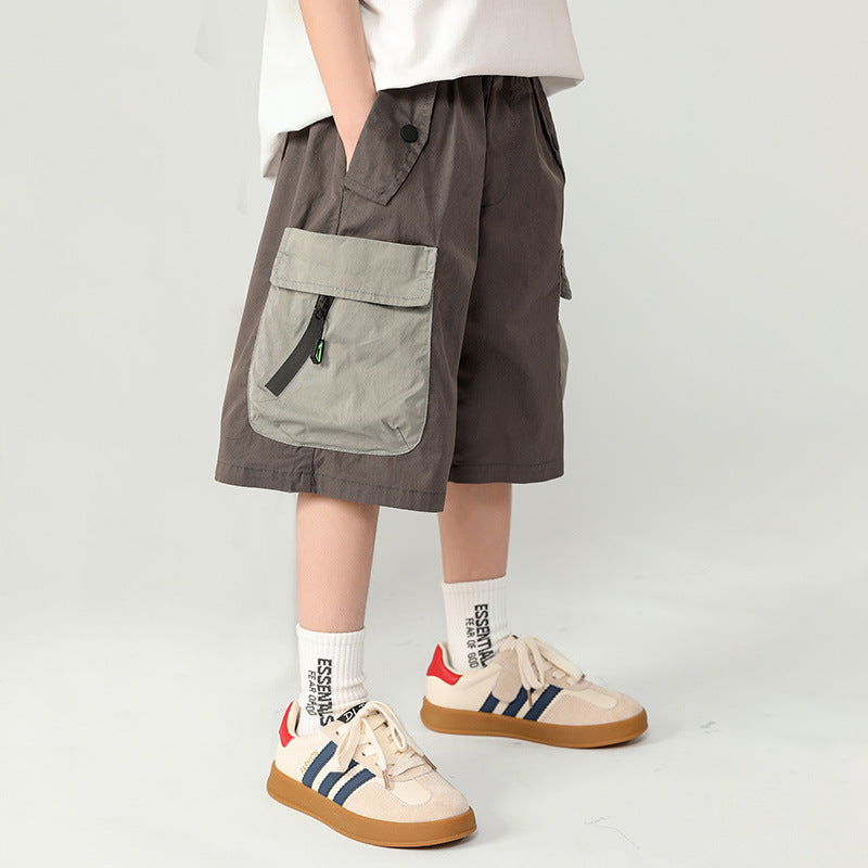 Unisex casual capri shorts with functional pockets Mune Fashion