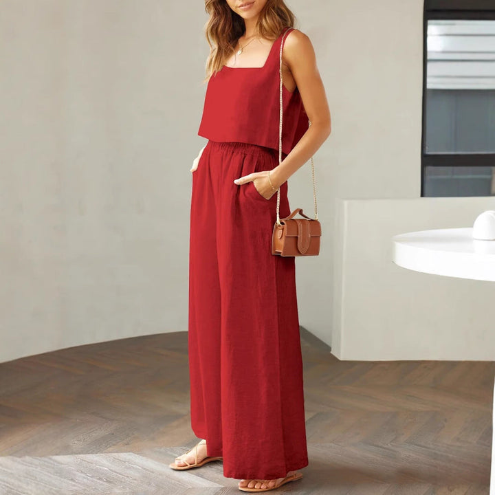 Women's airy two-piece ensemble with a loose fit Mune Fashion