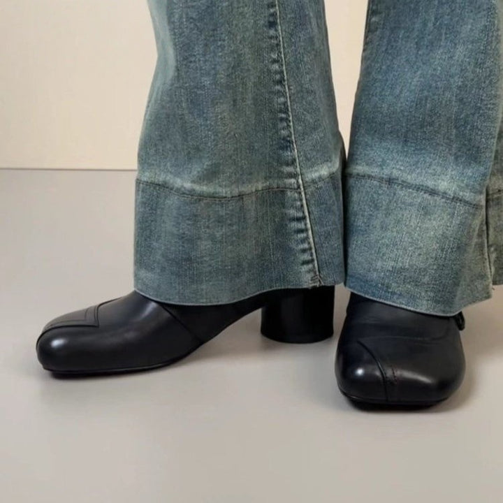 Women Elegant and Comfortable Heels Mune Fashion