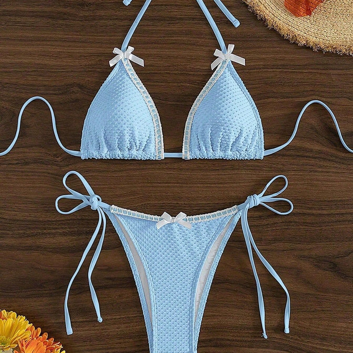 Women's Triangle Bikini Set Mune Fashion