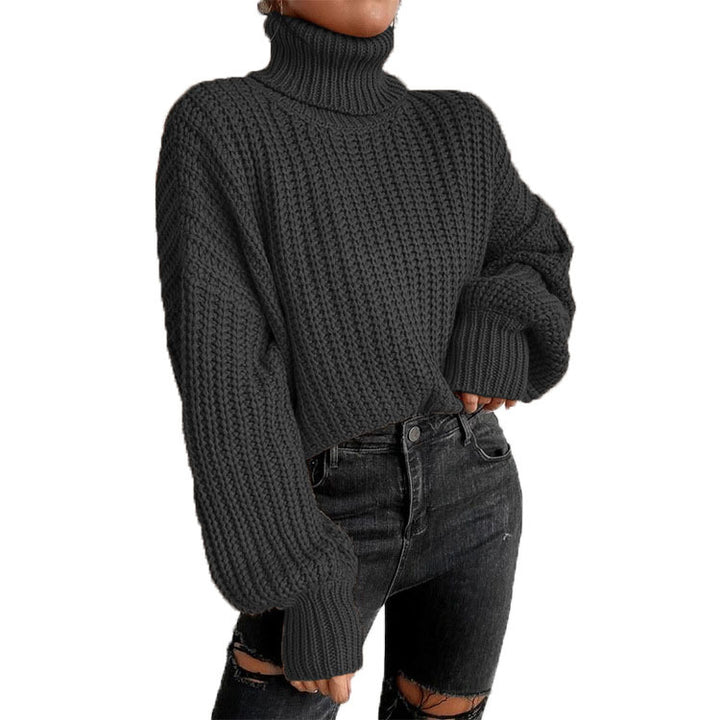 Women’s oversized turtleneck sweater with oversized sleeves and ribbed cuffs Mune Fashion