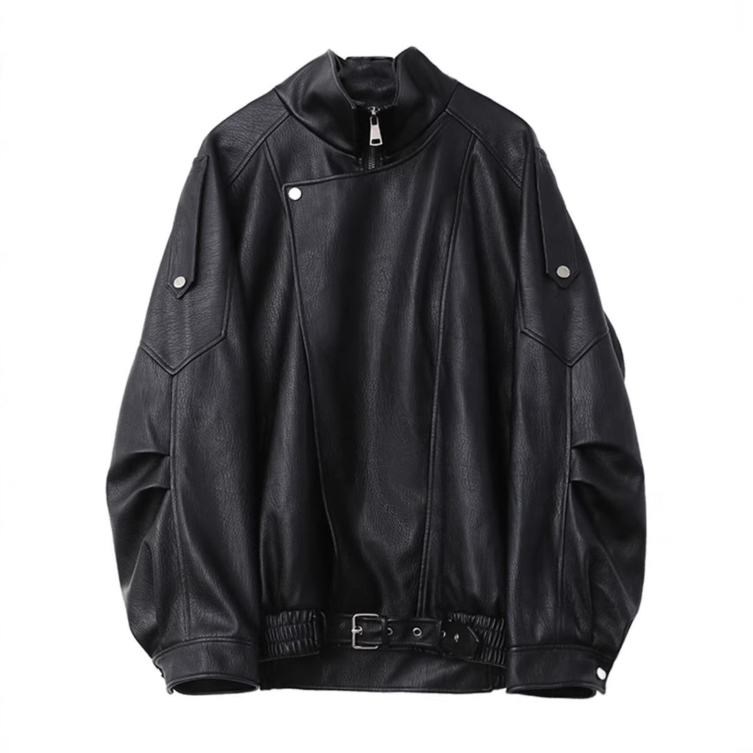 Women's Stylish Leather Jacket Mune Fashion