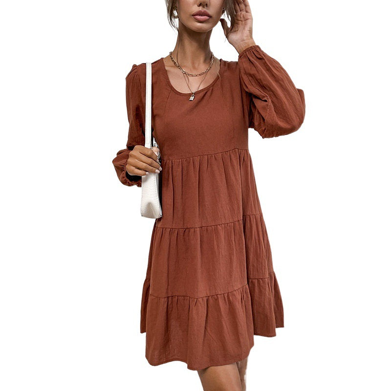 Women Playful Layered Dress Mune Fashion