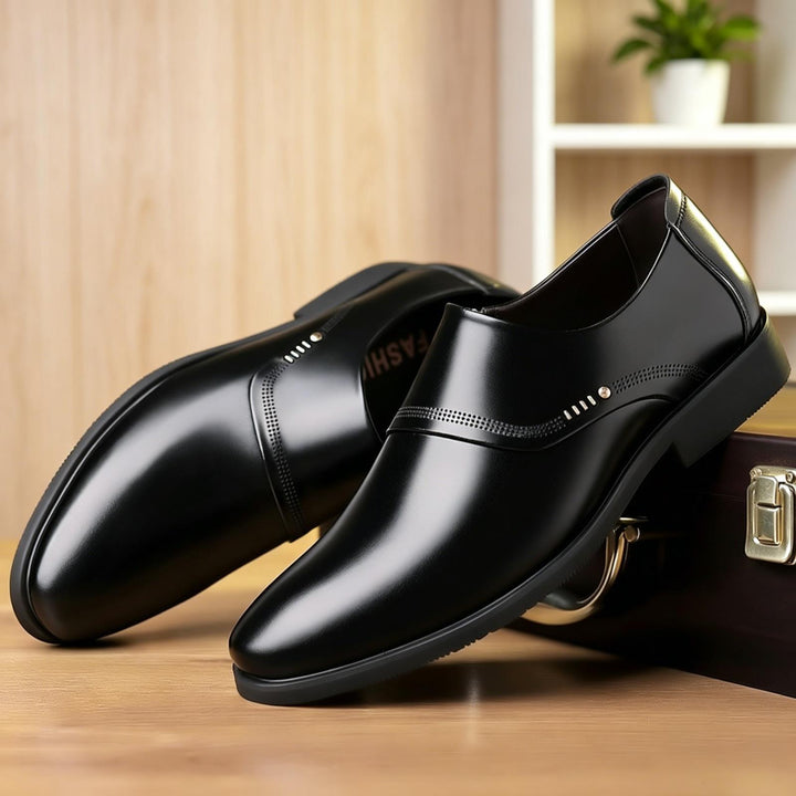 Men's Elegant and Comfortable Leather Slippers Mune Fashion