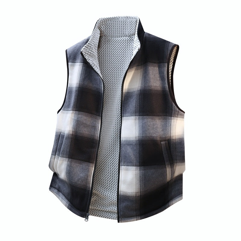 Men's kinetic micro quilted vest with high collar and water-repellent breast application Mune Fashion