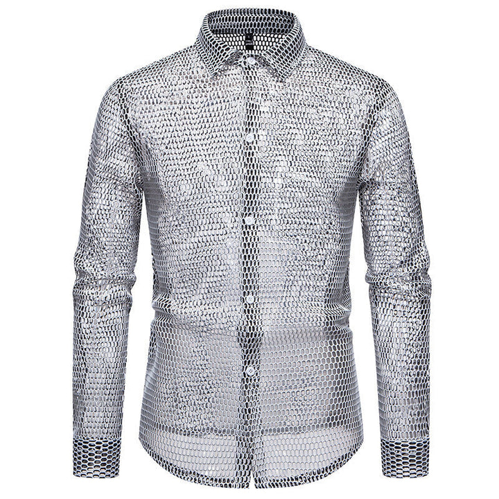 Men's mesh shirt made of high-quality material with innovative design Mune Fashion