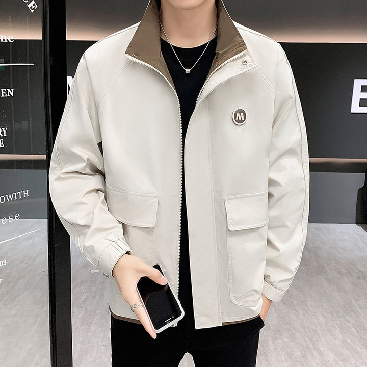 Men's lightweight transitional jacket with hidden pockets Mune Fashion