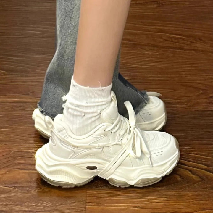 Women's Sporty Platform Sneakers Mune Fashion