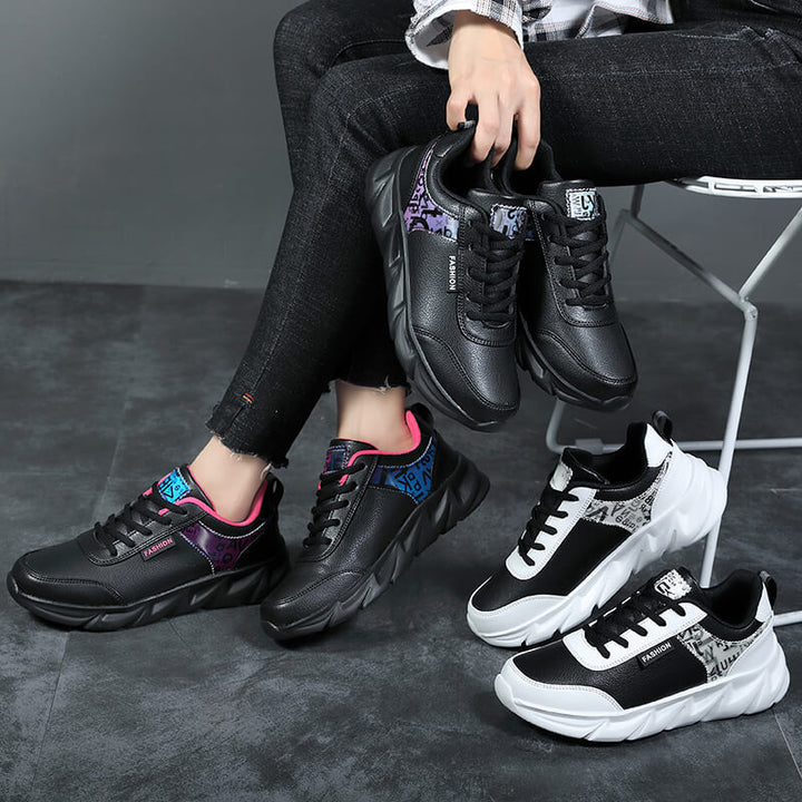 Women’s urban bulky sneaker with soft faux fur lining, padded entry and striking profile sole Mune Fashion