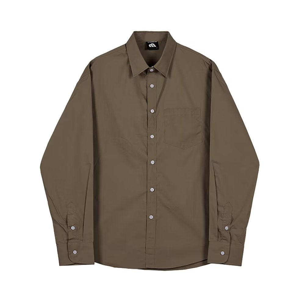 Men's Elegant Long Sleeve Shirt with Modern Cut Mune Fashion