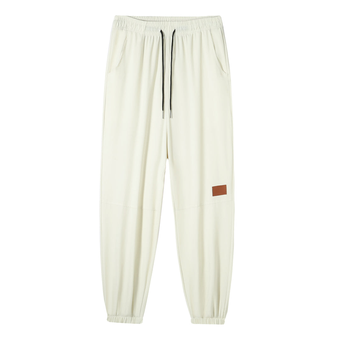 Men's sporty casual pants with elastic waistband and multifunctional pockets Mune Fashion