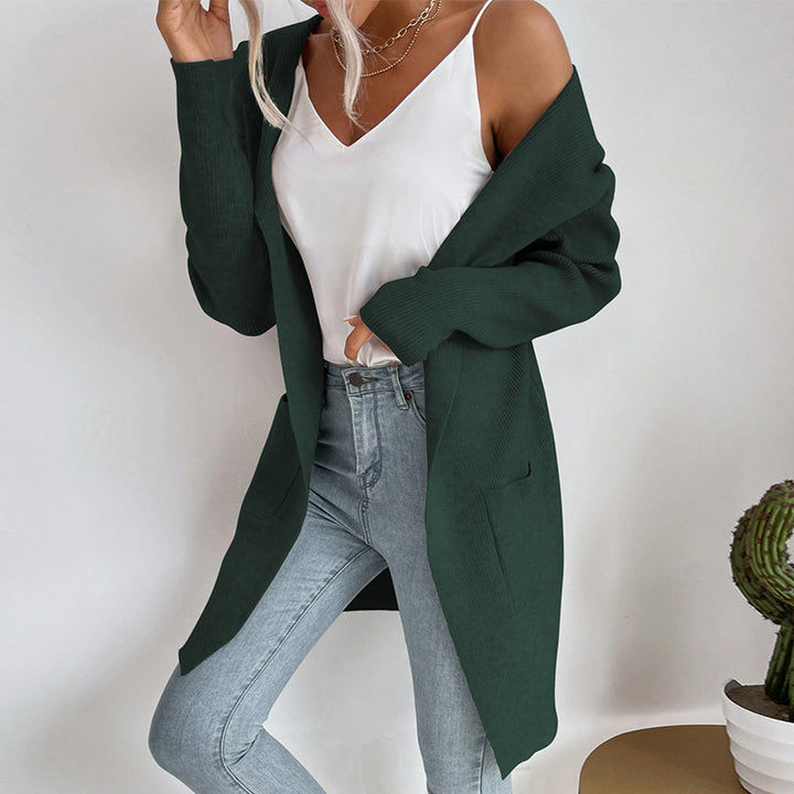 Women Casual Knit Coat Mune Fashion