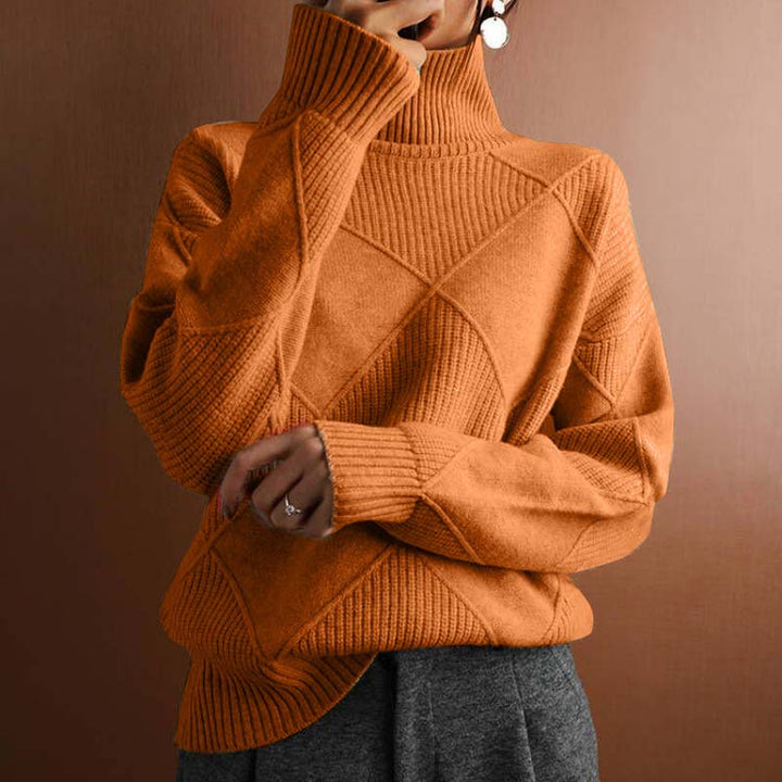 Mune | Solid Color Classic Knit Sweater for Women
