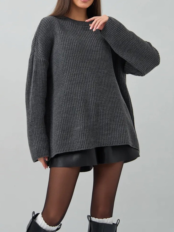 Women's Patterned Oversized Sweater