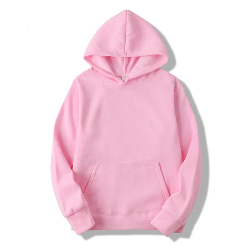 Unisex plain hoodie with kangaroo pocket, ribbed cuffs and relaxed fit Mune Fashion