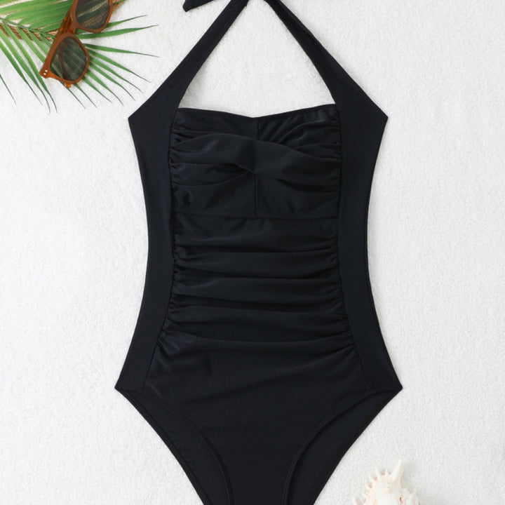 Women's Elegant Wrap Swimsuit with Ruffles Mune Fashion