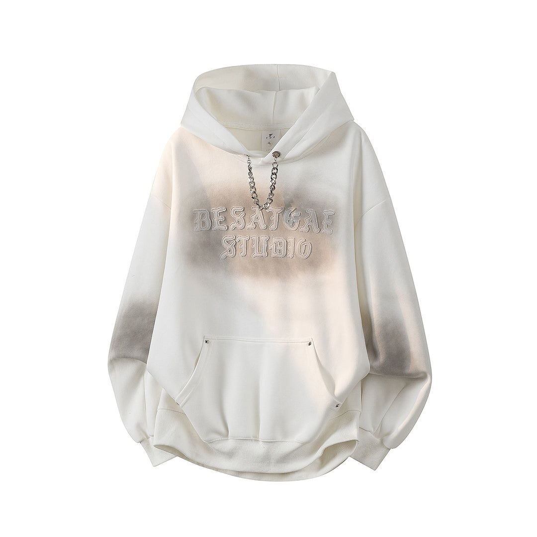 Unisex Oversize Hoodie with handwritten graphic print, kangaroo pocket & ribbed hem Mune Fashion