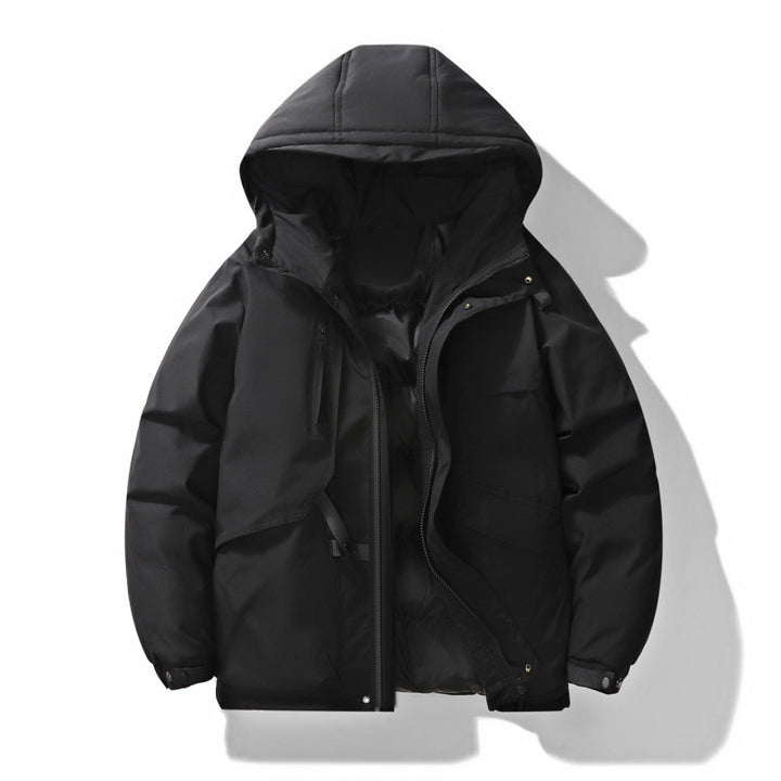 Men's Insulated Parka Jacket with Hood Mune Fashion