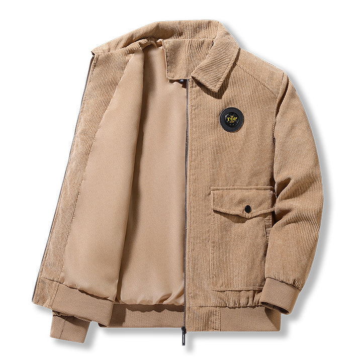 Men's fashionable cord jacket with practical pockets Mune Fashion