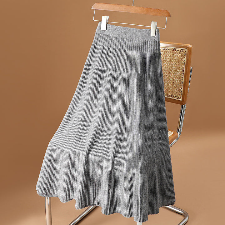 Ladies Elegant and Swinging Pleated Skirt Mune Fashion