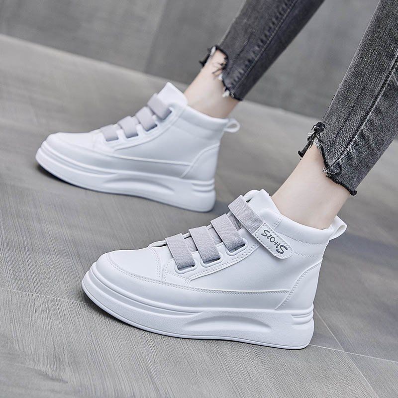 Women's High-Top Sneaker with Lightweight Design and Adjustable Straps Mune Fashion