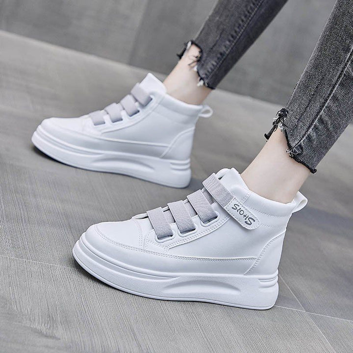 Women's High-Top Sneaker with Lightweight Design and Adjustable Straps Mune Fashion