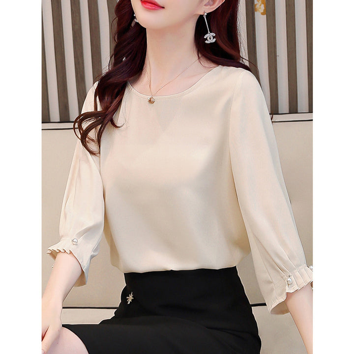 Women's Elegant Blouse with Puff Sleeves Mune Fashion